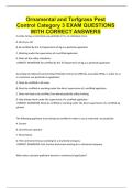 Ornamental and Turfgrass Pest Control Category 3 EXAM QUESTIONS WITH CORRECT ANSWERS&period;pdf