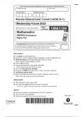 &OpenCurlyDoubleQuote;GCSE Edexcel Higher Maths Paper 2 2025 &vert; Exam Questions merged with mark scheme 