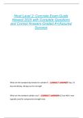 Nicet Level 2&colon; Concrete Exam Guide  Newest 2025 with Complete Questions  and Correct Answers Graded A&plus;&vert;Assured  Success 