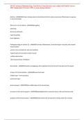 NR 507 Advanced Pathophysiology Final Review Exam Questions and verified with Detailed Answers 2025 Chamberlain University &lpar;100&percnt; Accurate Spring-Summer&rpar;