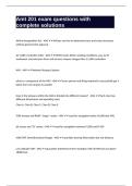 Amt 201 exam questions with complete solutions