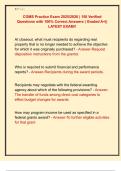 CGMS Practice Exam 2025&sol;2026 &vert; 150 Verified  Questions with 100&percnt; Correct Answers &vert; Graded A&plus;&vert;&vert;  LATEST EXAM&excl;&excl;
