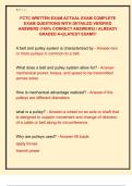 FCTC WRITTEN EXAM ACTUAL EXAM COMPLETE  EXAM QUESTIONS WITH DETAILED VERIFIED  ANSWERS &lpar;100&percnt; CORRECT ANSWERS&rpar; &sol; ALREADY  GRADED A&plus;&vert;&vert;LATEST EXAM&excl;&excl;&excl; 