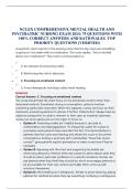 NCLEX Comprehensive Mental Health and Psychiatric Nursing Exam 2024 &lpar;75 Questions&rpar;
