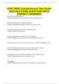 IICRC MRS Comprehensive Test Guide 2025-2026 EXAM QUESTIONS WITH CORRECT ANSWERS&period;pdf