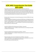 IICRC MRS Comprehensive Test Guide 2025-2026&period;&period;pdf