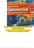 Solution Manual Electrical Wiring Commercial 18th Edition 2026 &ndash; Phil Simmons A&plus;