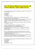 WGU D270 Davis Midterm Exam Questions and Answers 2026&sol;2027 &vert; 100&percnt; Verified Answers&period;