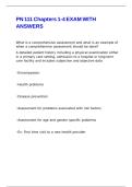 PN 111 Chapters 1-4 EXAM WITH ANSWERS