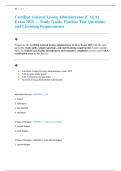 Certified Assisted Living Administrator &lpar;CALA&rpar; Exam 2025 &mdash; Study Guide&comma; Practice Test Questions&comma; and Licensing Requirements
