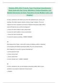 Diabetes &lpar;DKA&comma; HHS&comma; IV Insulin&comma; Type II Teaching&rpar; &ndash; Comprehensive Study Guide with Key Terms&comma; Definitions&comma; Practice Questions&comma; and Detailed Summaries for Exam Preparation