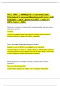 WGU D089 &sol; D 089 Objective Assessment Exam &vert; Principles of Economics &vert; Questions and Answers with Rationales &vert; Latest Update 2026&sol;2027 &vert; Grade A&plus; &vert; 100&percnt; Correct - WGU
