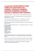 Jumpmaster EXAM NEWEST EXAM COMPLETE QUESTIONS AND CORRECT DETAILED ANSWERS &lpar;VERIFIED ANSWERS&rpar; &vert;ALREADY GRADED A&plus;&vert;&vert;BRAND NEW VERSION&excl;&excl;