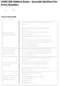 NURS 328 Midterm Exam &ndash; Accurate Solutions For Every Question