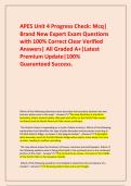  APES Unit 4 Progress Check&colon; Mcq&vert; Brand New Expert Exam Questions with 100&percnt; Correct Clear Verified Answers&vert; All Graded A&plus;&vert;Latest Premium Update&vert;100&percnt; Guaranteed Success&period;