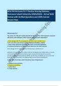HESI PN Exit Exam V1-7 Practice Nursing Diploma&comma;  Vancouver Island University &lpar;2025&sol;2026&rpar; &ndash; Actual NGN  Format with Verified Questions and 100&percnt; Correct  Answer Keys
