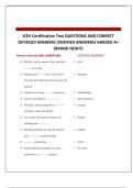 ICEV Certification Test QUESTIONS AND CORRECT DETAILED ANSWERS &lpar;VERIFIED ANSWERS&rpar; GRADED A&plus; &lpar;BRAND NEW&excl;&excl;&rpar;