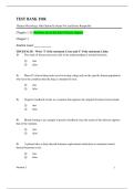 TEST BANK for Human Physiology 16th Edition Fox &vert; Complete Chapters 1-20 &vert; Verified Questions & Answers &vert; Latest&period;