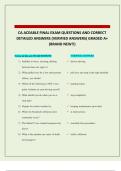 CA ACEABLE FINAL EXAM QUESTIONS AND CORRECT DETAILED ANSWERS &lpar;VERIFIED ANSWERS&rpar; GRADED A&plus; &lpar;BRAND NEW&excl;&excl;&rpar;