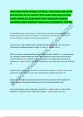 WGU D002 PROFESSIONAL&comma; ETHICAL&comma; AND LEGAL PRACTICES  FOR SPECIAL ED OA AND PA TEST BANK 2025&sol;2026 ACTUAL  EXAM COMPLETE QUESTIONS WITH DETAILED VERIFIED  ANSWERS &lpar;100&percnt; CORRECT ANSWERS&rpar; &sol;CURRENTLY TESTING 