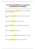 ATI CMS Fundamentals 1 &ndash; Nursing Exam 2025 &lpar;ATI&rpar; &ndash; Complete Questions with Correct Answers