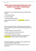 RPSGT MOCK EXAM QUESTIONS WITH 100&percnt;  CORRECT SOLUTIONS &vert; GUARANTEED  SUCCESS&period; 