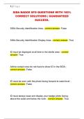 SIDA BADGE SFO QUESTIONS WITH 100&percnt;  CORRECT SOLUTIONS &vert; GUARANTEED  SUCCESS&period;