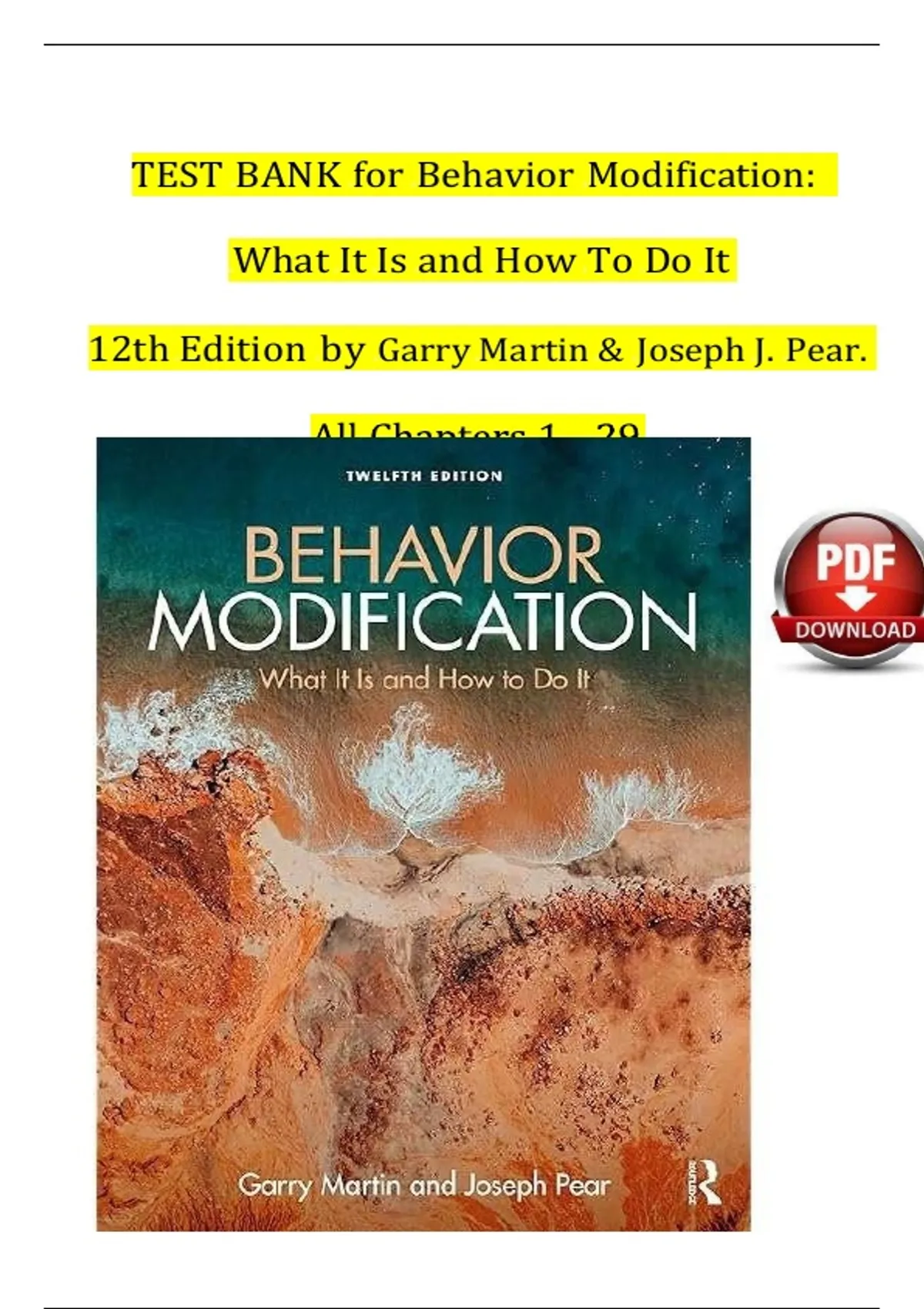 Behavior Modification: What It Is and How to Do It (11th Edition ...