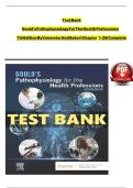 Test Bank for Gould's Pathophysiology for the Health Professions 7th Edition VanMeter and Hubert&vert; Complete Guide Chapter 1-28 &vert; Test Bank 100&percnt; Veri&filig;ed Answers