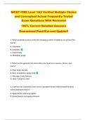 NICET FIRE Level 1&2 Verified Multiple Choice  and Conceptual Actual Frequently Tested  Exam Questions With Reviewed   100&percnt; Correct Detailed Answers  Guaranteed Pass&excl;&excl;Current Update&excl;&excl; 