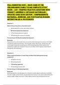 Fall Semester 2025 &vert; NACE Care of the Childbearing Family Exam Complete Study Guide &vert; 400&plus; Verified Practice Questions with Correct Answers & Detailed Rationales &vert; Updated 2025&sol;2026 Edition &vert; Comprehensive Maternal&comma; Newborn&comma; and Postpartum Nursing Review 