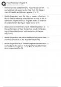 Food Protection Course Chapter 1 &sol; Study Guide & Test Bank &sol; 2025 Update &sol; Score 100&percnt;