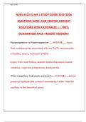 NURS 8022 Exam 3 2025&colon; Advanced Pharmacology Study Guide & Practice Tests