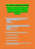 ATI&colon; VIRTUAL SCENARIO NUTRITION PRACTICE EXAM QUESTIONS WITH CORRECT DETAILED ANSWERS &vert; ALREADY GRADED A&plus;<RECENT VERSION>