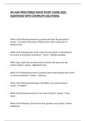 ATI A&P PROCTORED EXAM STUDY GUIDE 2025 QUESTIONS WITH COMPLETE SOLUTIONS&period;