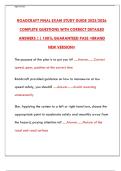 ROADCRAFT Final Exam&colon; Study Guide&comma; Practice Test & Tips for Success