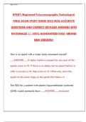 RPSGT Final Exam Study Guide & Practice Test PDF &vert; Polysomnographic Technologist