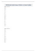 NIH Stroke Scale Group A Patient 1-6 Latest Update