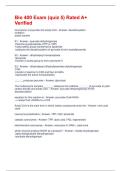 Bio 400 Exam &lpar;quiz 5&rpar; Rated A&plus; Verified