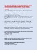 MIST 4630 FINAL EXAM PREPARATION 2025&rdquo;2026 LATEST VERSION 150 QUESTIONS AND CORRECT ANSWERS WITH RATIONALES COVERING MOST TESTED QUESTIONS GUARANTEE OVER 80&percnt; PASSMARK