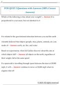 FOS QUIZ 5 Questions with Answers &lpar;100&percnt; Correct  Answers&rpar;