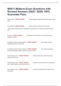 NR511 Midterm Exam Questions with Revised Answers &lpar;2025 &sol; 2026&rpar; 100&percnt; Guarantee Pass&period;