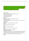 CESSWI Part 2 NEW 2025&sol; 2026 Update&rpar;  Questions & Answers &vert; Grade A&vert; 100&percnt;  Correct &lpar;Verified Solutions&rpar; 