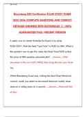 Bloomberg ESG Certification Exam 2025&colon; Study Guide & Exam Prep