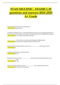 Stan Mucinic &ndash; Exams 1&ndash;10 &vert; Verified Questions & Correct Answers &vert; Latest A&plus; Grade 2024&sol;2025