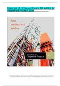 Essentials of Corporate Finance &lpar;8th Edition&comma; Ross & Westerfield&rpar; &ndash; Complete Test Bank &lpar;All Chapters Included&rpar;