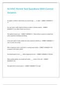 NJ MVC Permit Test Questions With Correct Answers&period;