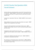 NJ MVC Practice Test Questions With Correct Answers&period;