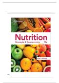 Complete Test Bank for Nutrition&colon; Concepts and Controversies&comma; 16th Edition by Frances Sizer&comma; Ellie Whitney&comma; and Leonard Pich&eacute; &ndash; Full Chapter Coverage with NCLEX-Style Questions and Rationales