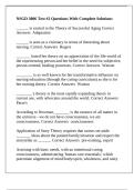 NSGD 3006 Test &num;2 Questions With Complete Solutions